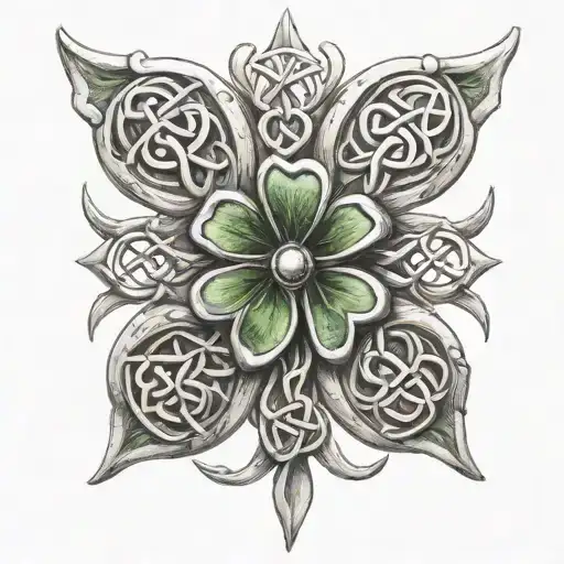 Celtic Knot Clover
