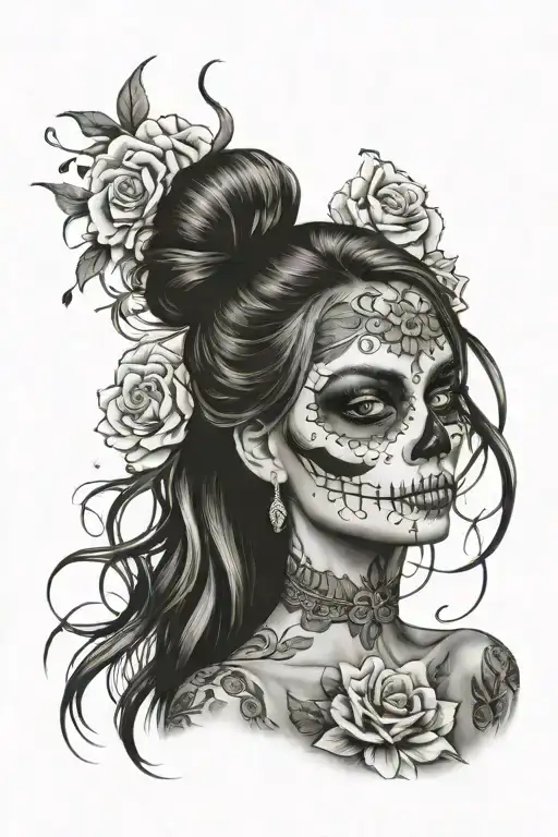 Day Of The Dead Girl Hair