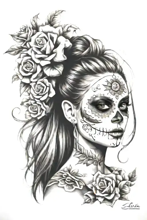 Day Of The Dead Girl Hair