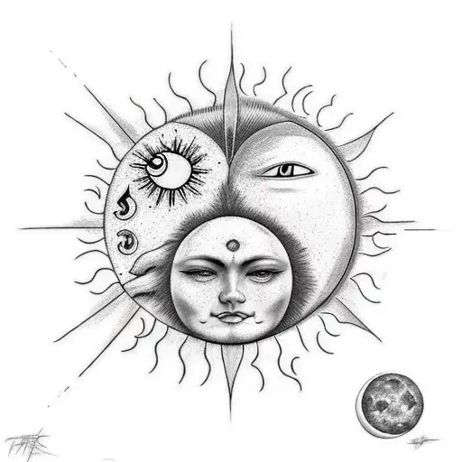 Sun And Moon With Hope