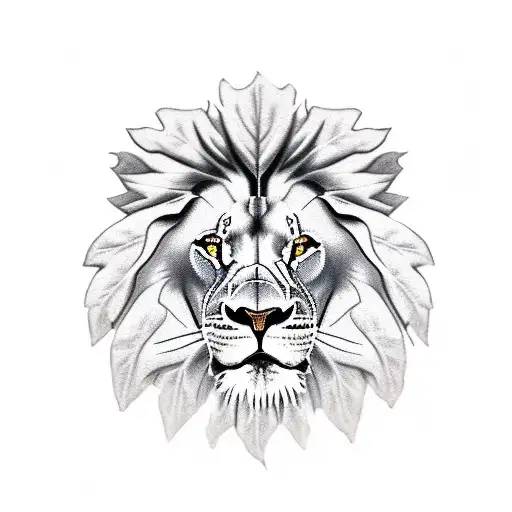 Lion With Caesar Leafs And 1999