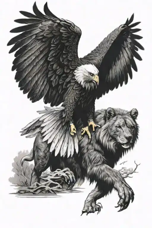 Eagle Elephant Wolf