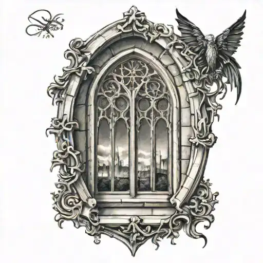 Gothic Realistic Cathedral Window