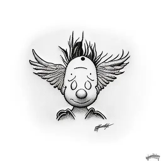 Woodstock From Snoopy As A Bansky Art Piece