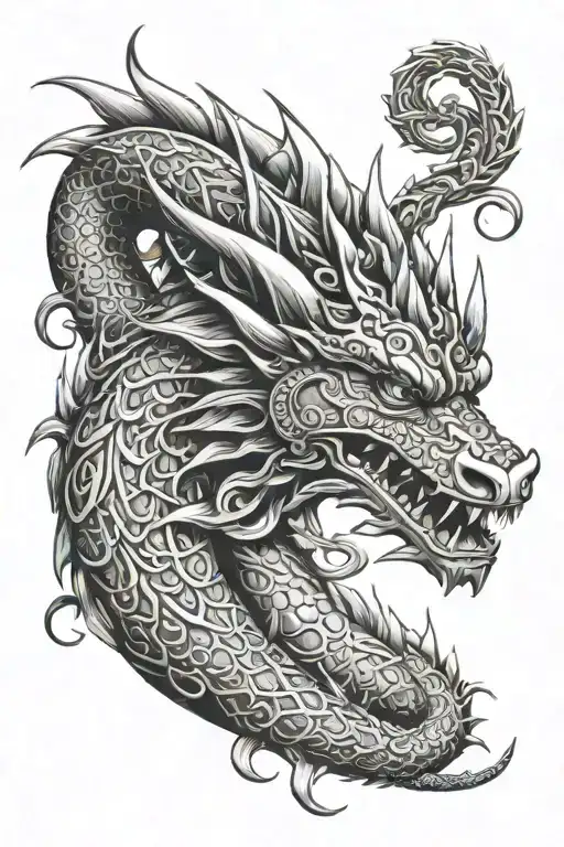 Polynesian Style Dragon