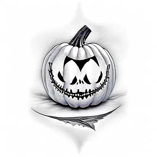 Jack Skellington With Pumpkin