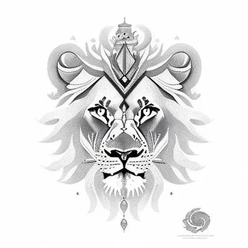 Sleeve Composed Of Lion And Table Mountain