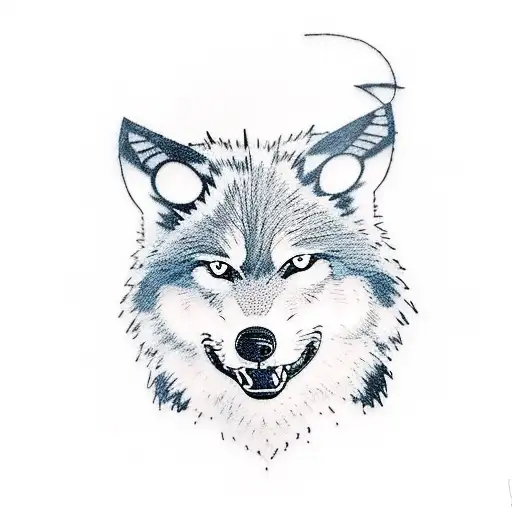 Wolf With Pikachu Drinking Beer