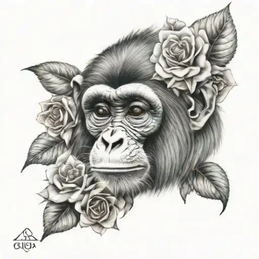 Monkey Sofia Nana Roses