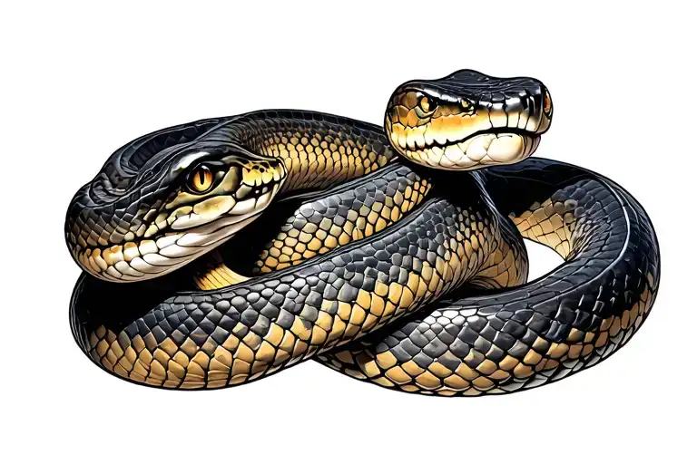 Snake Wrapped Around