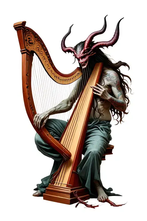 Demon That Plays The Harp
