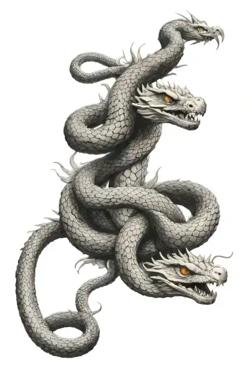 Snake And Dragon