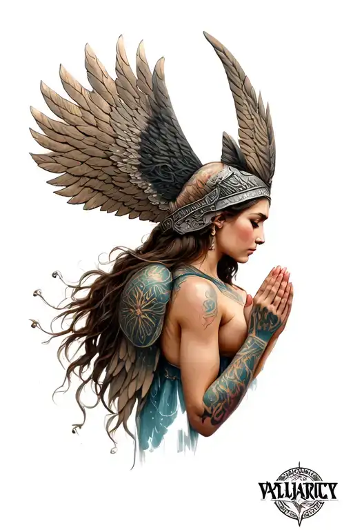 Valkyrie Praying
