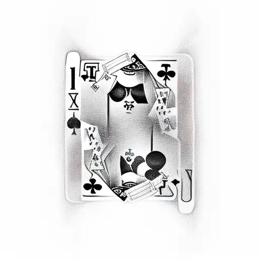 Poker Tarot Card