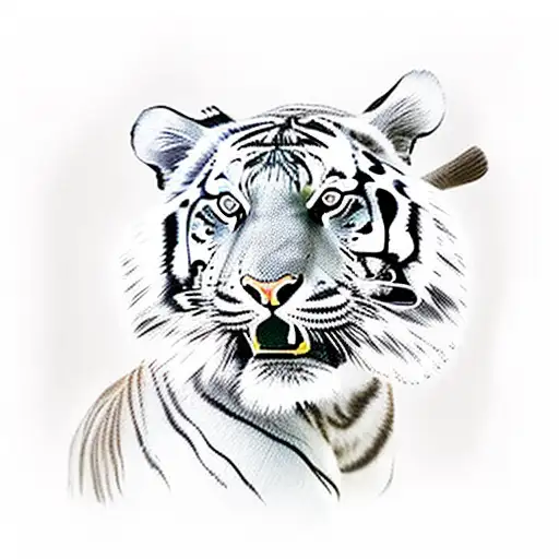 Tiger Wearing A Taekwondo Dobok