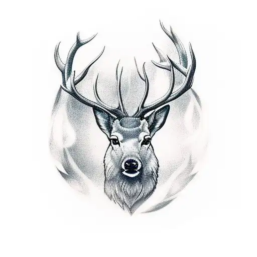 Forest Stag Sleeve