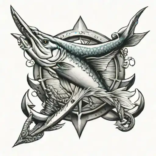 Anchor And Swordfish