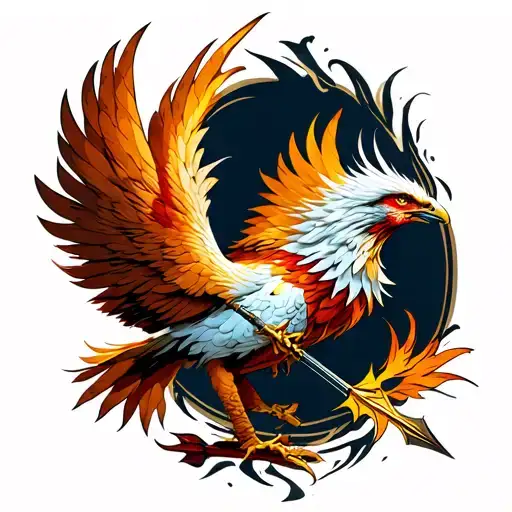 Phoenix And An Arrow