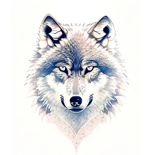 Wolf Tattoo Sleeve With Forest