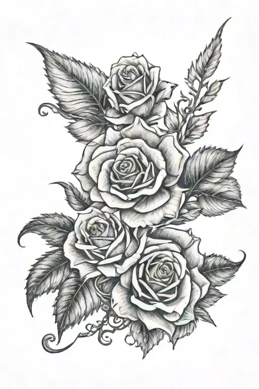 Rose Reading Into A Thorn Bracelet Style