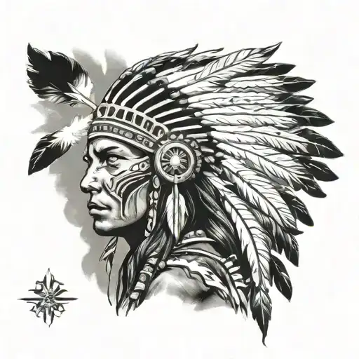 Native American Warrior Woman