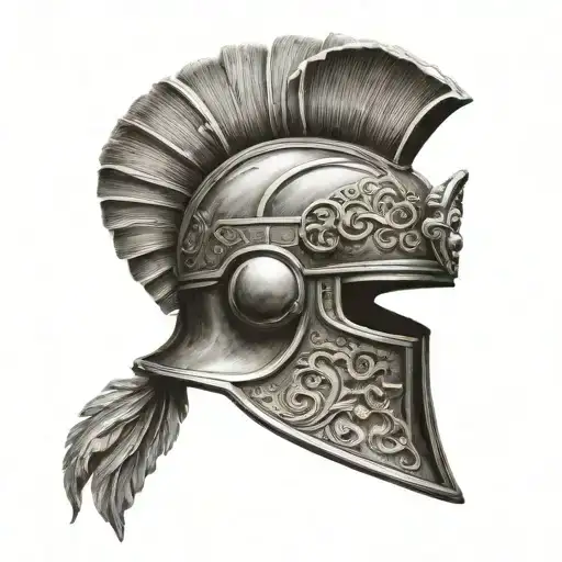 Anicent Roman Helmet Spqr Roman Symbol