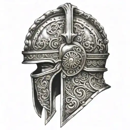 Ancient Roman Helmet