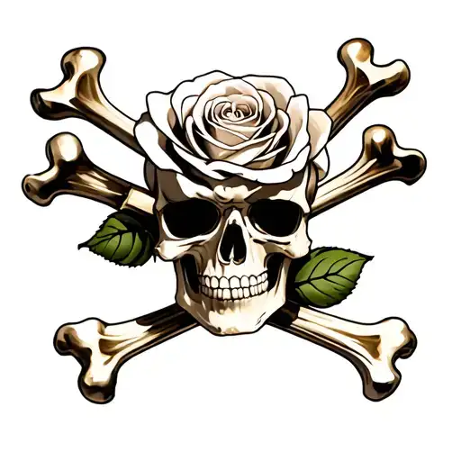 Rose And Crossbones