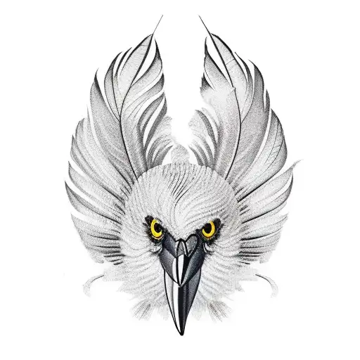 Crow Feathers Scattered Around