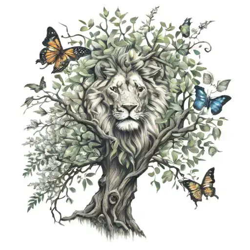 Lion Butterfly's Tree Growing