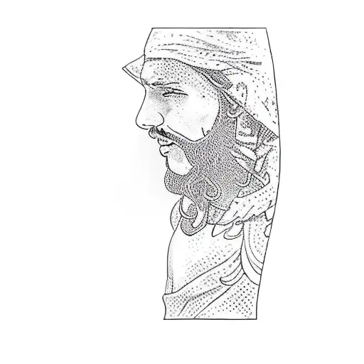 A Man With A Boat In The Water