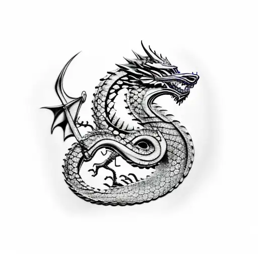 Dragon From Game Of Thrones Scene