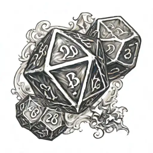 Dungeons And Dragons D20 Dice