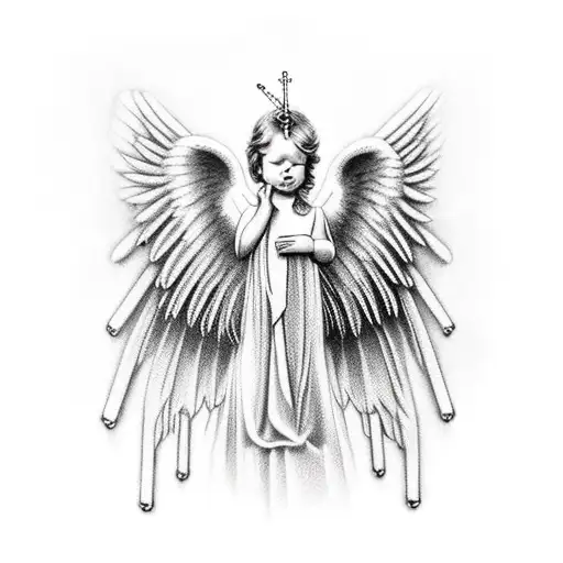Angel Banded By Chains
