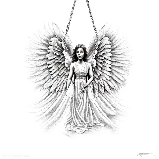 Angel Bounded By Chains