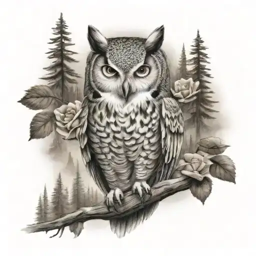 Owl Mountains Rose Wolf River Sleeve