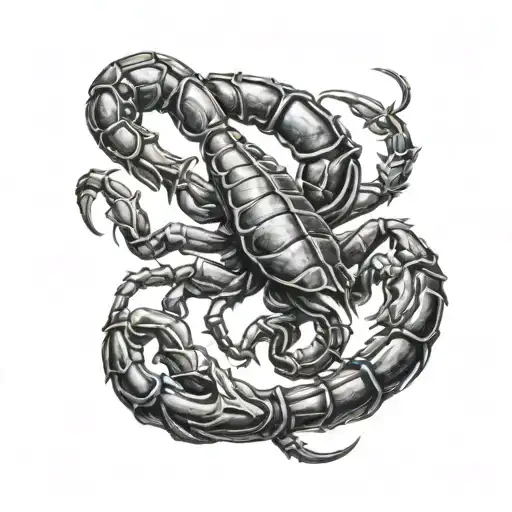 Scorpion On Back Of Hand