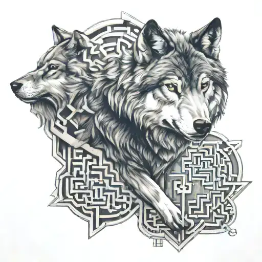 Wolf And Maze