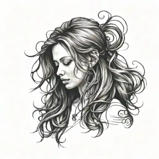 Beautiful Long Haired Girl