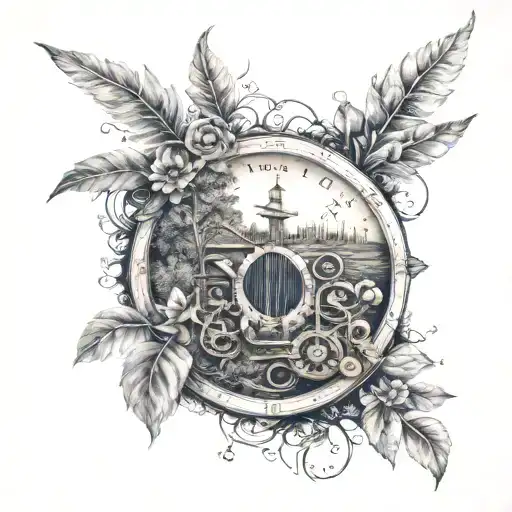 Old Compas Music Nature Combined