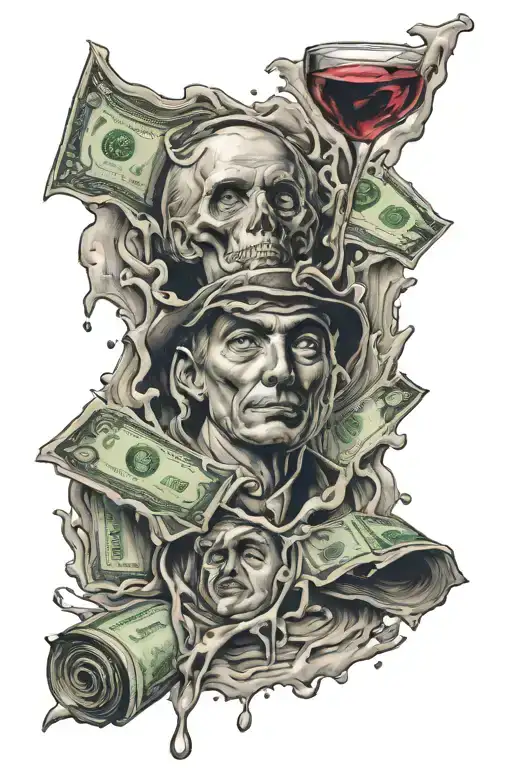 Rare And Money Pouring