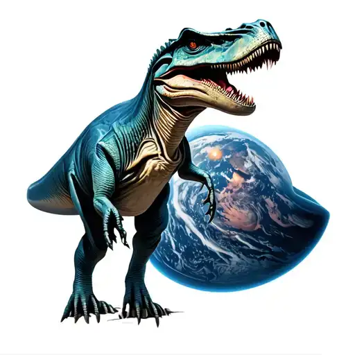 Alien Nave Space Dinosaur