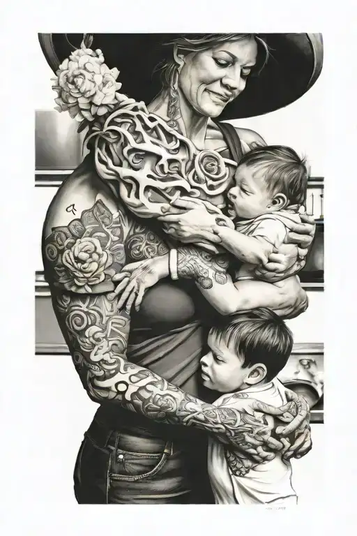 Tattoo For Cooker Mom Son