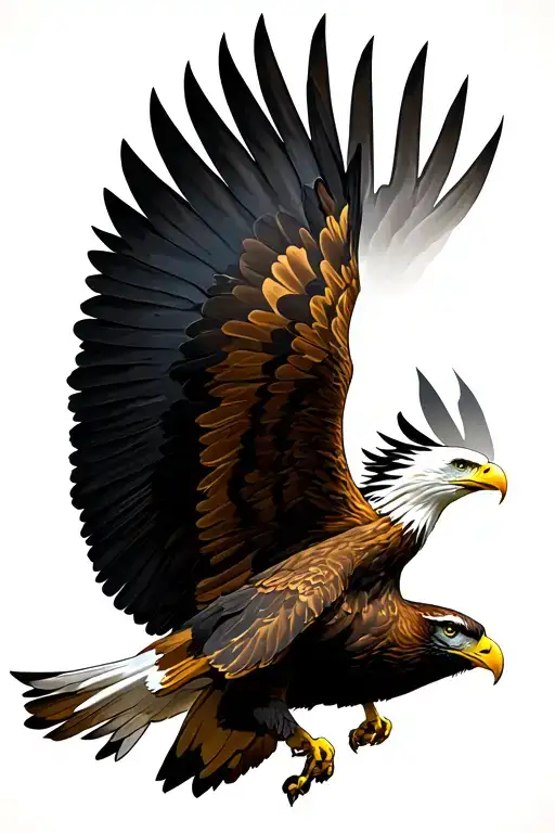 Bold Eagle Soaring