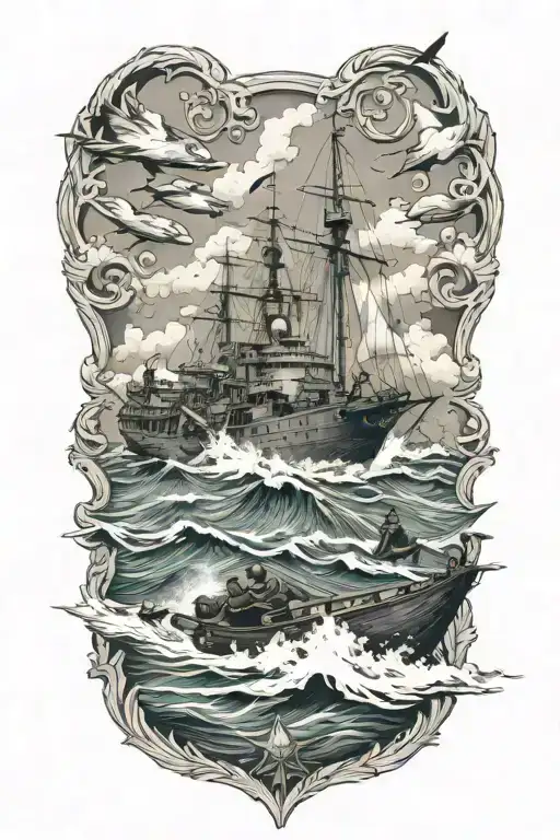 Seals Militar Ocean Boat Merging