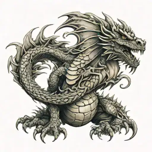 Dragon With Whole Body