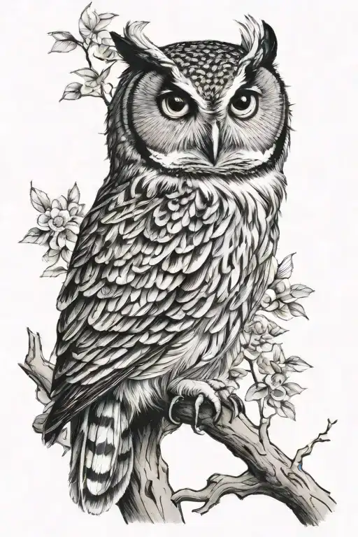 Owl Perched