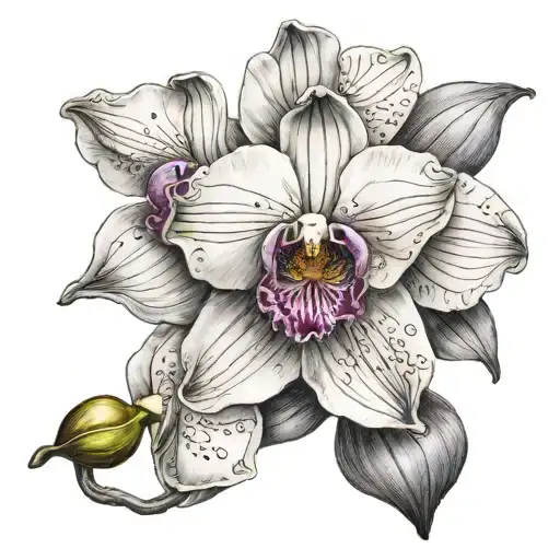 Orchid With The Letter O