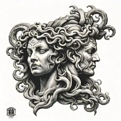 Three Face Medusa