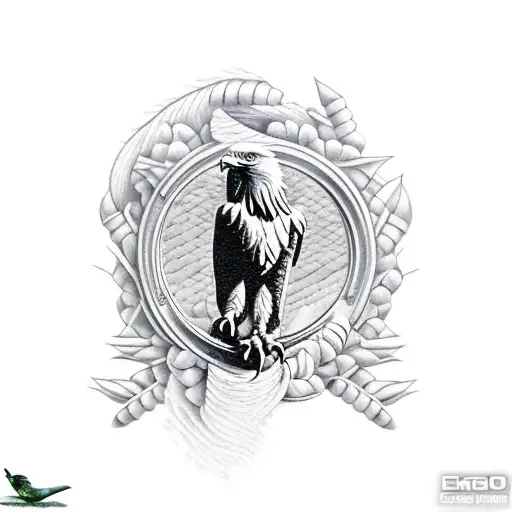 Eagle On A Beanstalk